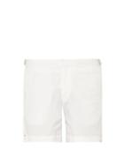 Matchesfashion.com Orlebar Brown - Bulldog Cotton Twill Shorts - Mens - White