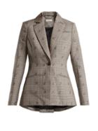 Matchesfashion.com Altuzarra - Acacia Prince Of Wales Checked Blazer - Womens - Grey Multi