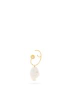 Matchesfashion.com Ana Khouri - Lily Diamond, Pearl & 18kt Gold Single Earring - Womens - Pearl