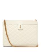 Ladies Bags Saint Laurent - Victoria Quilted-leather Shoulder Bag - Womens - Ivory
