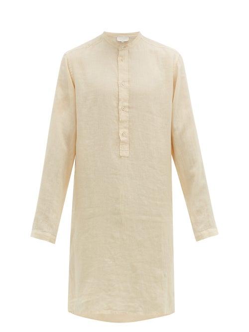 Matchesfashion.com Arj - The Koral Linen Kaftan - Mens - Cream