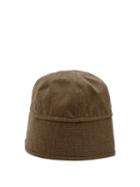 Matchesfashion.com Lemaire - Quilted-brim Tweed Bucket Hat - Mens - Brown