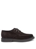 Saint Laurent - Anthony Suede Derby Shoes - Mens - Black