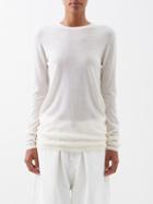 Raey - Crew-neck Responsible-cashmere Sweater - Womens - Ivory