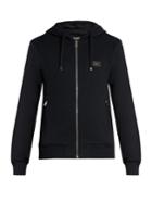 Dolce & Gabbana Logo-plaque Cotton-jersey Hooded Sweatshirt