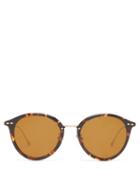 Matchesfashion.com Isabel Marant Eyewear - Windsor Round Acetate Sunglasses - Womens - Tortoiseshell
