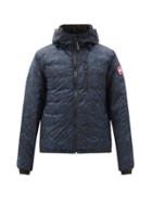 Matchesfashion.com Canada Goose - Lodge Camouflage-print Quilted Down Hooded Jacket - Mens - Navy