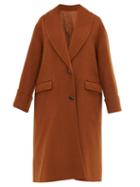 Matchesfashion.com Joseph - Kara Double Faced Wool Blend Coat - Womens - Brown