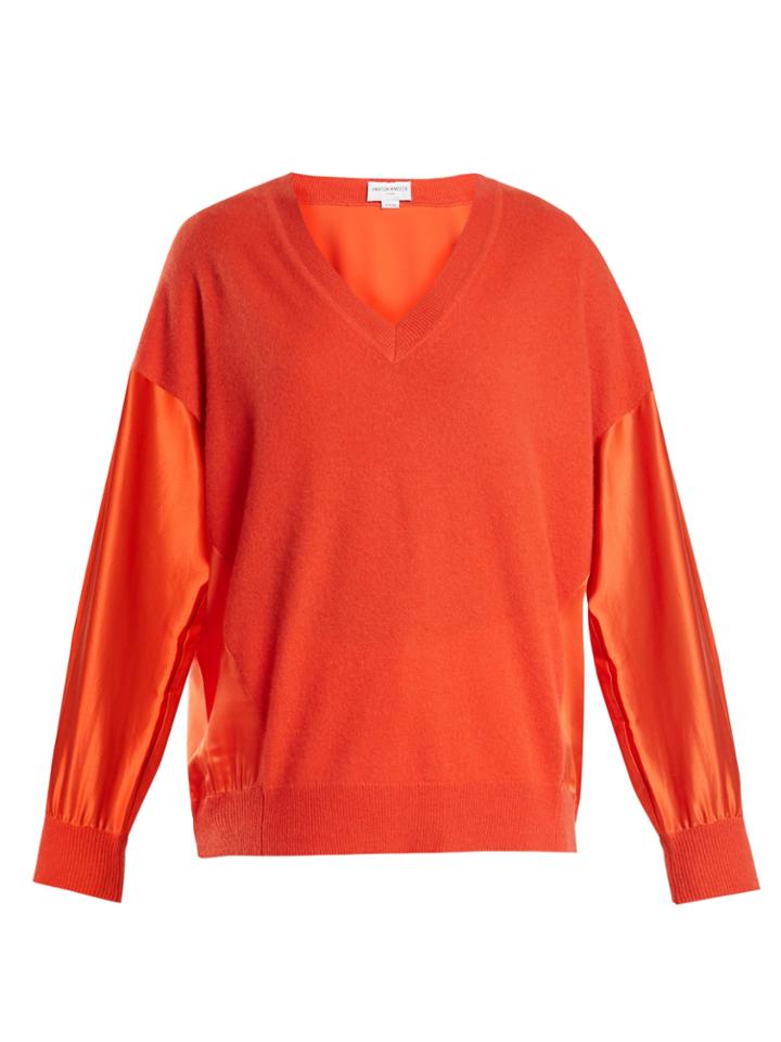 Amanda Wakeley Vikanda Cashmere And Silk Sweater