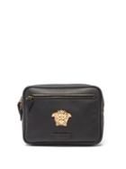 Versace - Medusa Leather Cross-body Bag - Mens - Black Multi