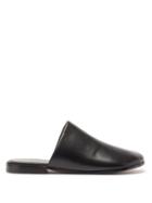 Matchesfashion.com Vetements - Backless Leather Slipper Shoes - Womens - Black