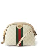 Gucci - Ophidia Small Gg-monogram Leather-trim Bag - Womens - Beige