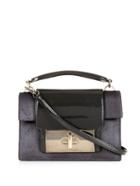 Marc Jacobs Mischief Calf-hair And Patent-leather Bag