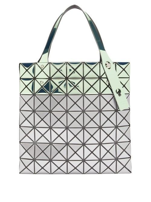 Matchesfashion.com Bao Bao Issey Miyake - Platinum Mermaid Two Tone Tote Bag - Womens - Silver Multi