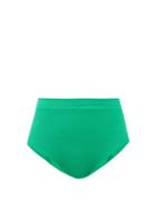 Matchesfashion.com Cossie + Co - The Lucinda High-rise Bikini Briefs - Womens - Dark Green