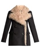 Isabel Marant Berit Double-breasted Shearling-lined Coat