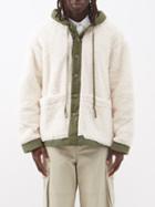 Greg Lauren - Sherpa Fleece Hooded Jacket - Mens - Ivory