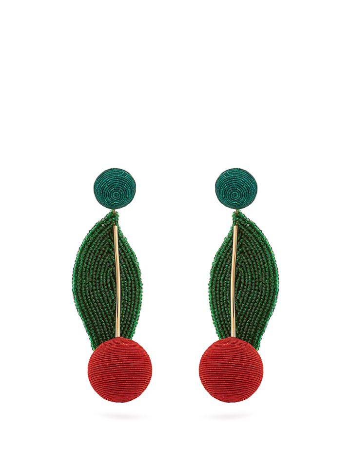 Rebecca De Ravenel Cherry Oh Baby Drop Earrings