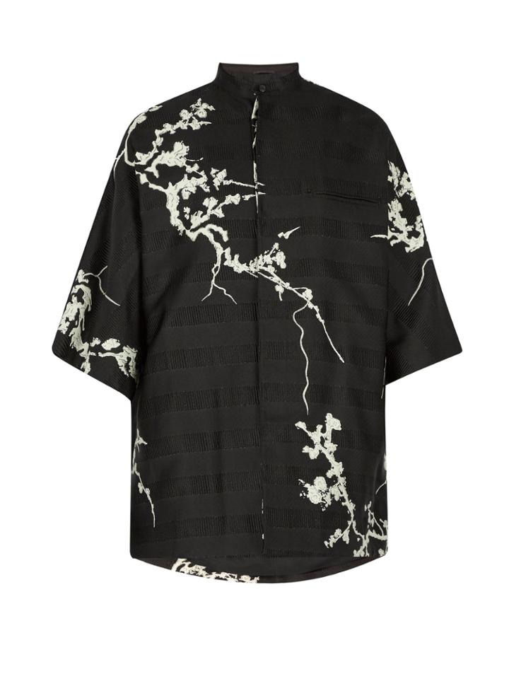 Haider Ackermann Floral Kimono Shirt