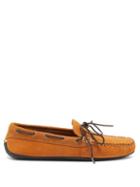 Matchesfashion.com Quoddy - Camp Driver Suede Loafers - Mens - Brown