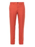 Massimo Alba Winch Linen And Cotton-blend Trousers