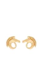 Matchesfashion.com Chlo - Horse Head Gold Tone Earrings - Womens - Gold