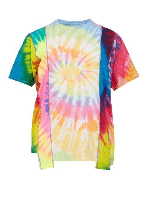 Matchesfashion.com Needles - Psychedelic Panel Cotton T Shirt - Mens - Multi
