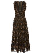 Dolce & Gabbana Deep V-neck Fil Coup Dress