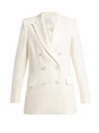Matchesfashion.com Racil - Audrey Double Breasted Wool Blazer - Womens - Ivory