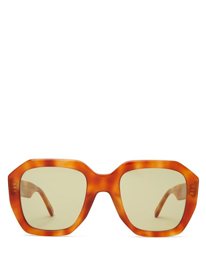 Céline Eyewear Cat-eye Square-frame Acetate Sunglasses