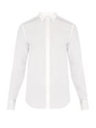 Matchesfashion.com Gucci - Double Cuff Satin Trimmed Cotton Shirt - Mens - White