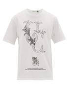 Matchesfashion.com Undercover - Gothic Logo Print Cotton T Shirt - Mens - White