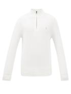 Polo Ralph Lauren - Logo-embroidered Half-zip Cotton Sweater - Mens - White