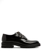 Matchesfashion.com Valentino - Monk Strap Leather Derby Shoes - Mens - Black