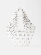 Paco Rabanne - Small Eyelet Transparent Pu Tote Bag - Womens - Clear