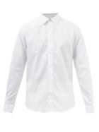 Paul Smith - Artist Stripe-cuff Cotton-poplin Shirt - Mens - White