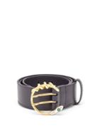 Matchesfashion.com Chlo - Snake C-buckle Leather Waist Belt - Womens - Navy