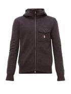 Matchesfashion.com Moncler Grenoble - Zip Through Hooded Sweatshirt - Mens - Grey