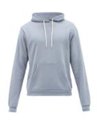 John Elliott - Beach Cotton-jersey Hooded Sweatshirt - Mens - Blue