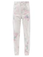 Matchesfashion.com Isabel Marant Toile - Lanea High-rise Tie-dye Jeans - Womens - Multi