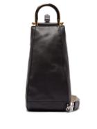 Matchesfashion.com Jw Anderson - Wedge Leather Shoulder Bag - Womens - Black