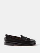G.h. Bass & Co. - Weejun Heritage Layton Ii Kilt Leather Loafers - Mens - Black