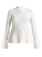 Matchesfashion.com Mary Katrantzou - Casso High Neck Wool Sweater - Womens - White