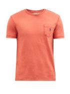 Matchesfashion.com Polo Ralph Lauren - Custom-fit Patch-pocket Cotton-jersey T-shirt - Mens - Red