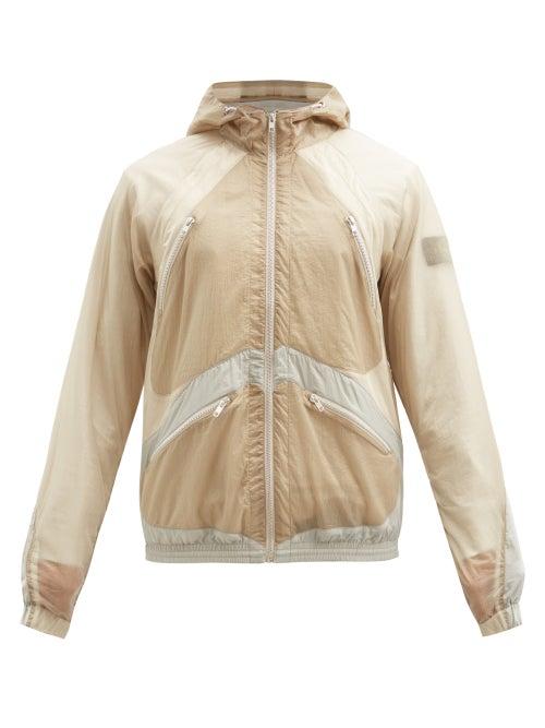 Matchesfashion.com Arnar Mar Jonsson - Hooded Zipped Track Jacket - Mens - Beige