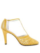Matchesfashion.com Givenchy - Caged Leather Sandals - Womens - Yellow