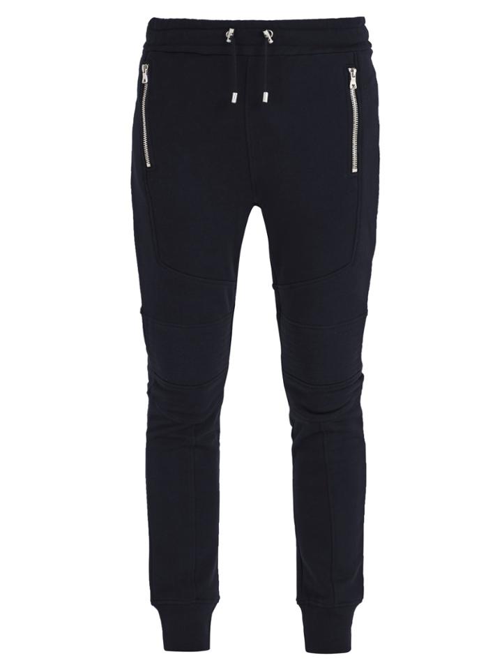 Balmain Panelled Cotton Track Pants