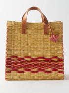 Heimat Atlantica - Chacha Rattan Tote Bag - Womens - Red Multi