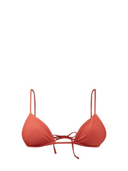 Jade Swim - Via Triangle Bikini Top - Womens - Brown