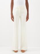 Gabriela Hearst - Rhein Wool Tailored Trousers - Womens - Ivory